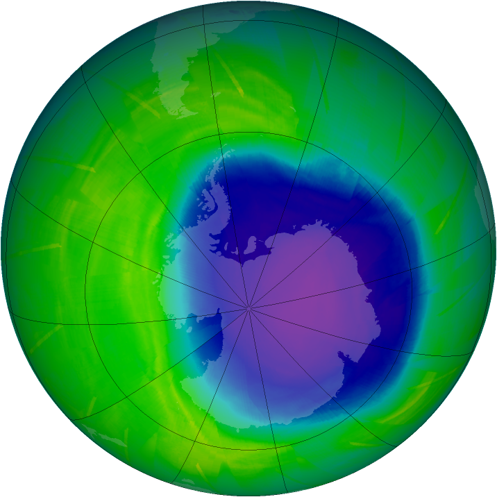 Ozone Map 2009-10-24